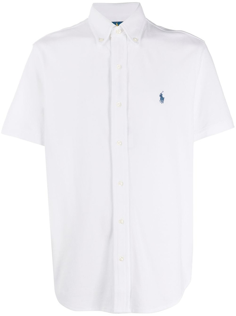 embroidered logo polo shirt 1