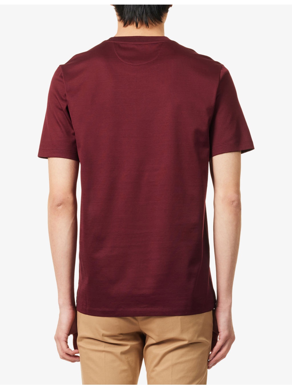 Striped Chest-Pocket Cotton-Jersey T-Shirt - 4