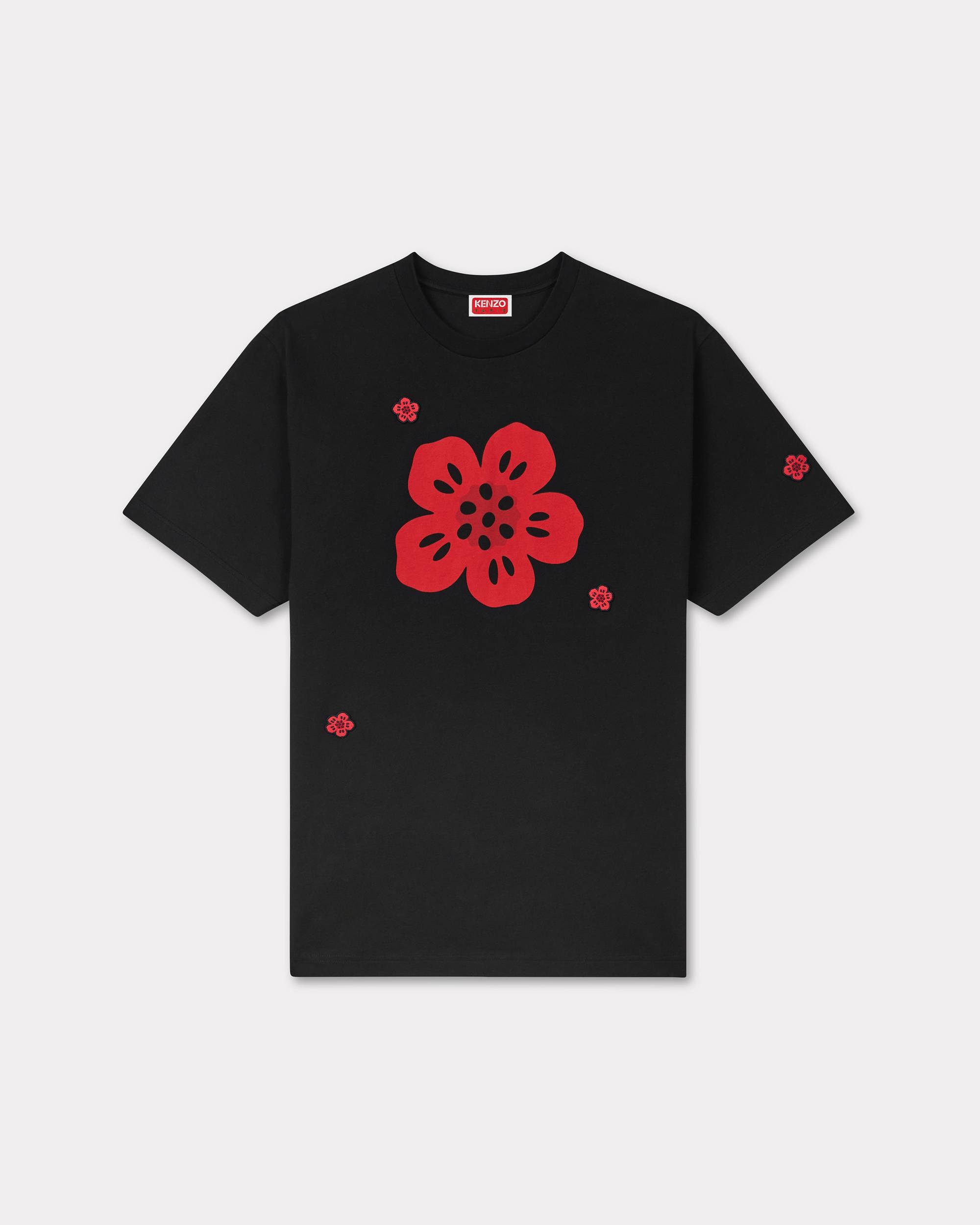 'Boke Flower' embroidered T-shirt - 1