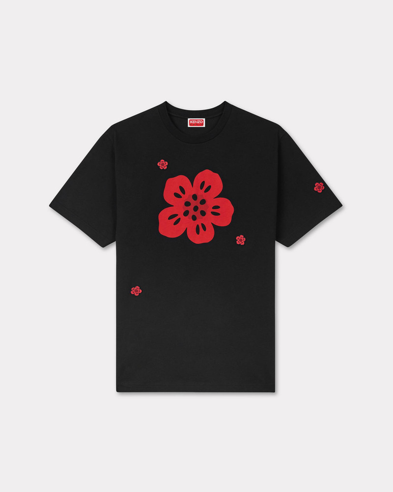 'Boke Flower' embroidered T-shirt 1