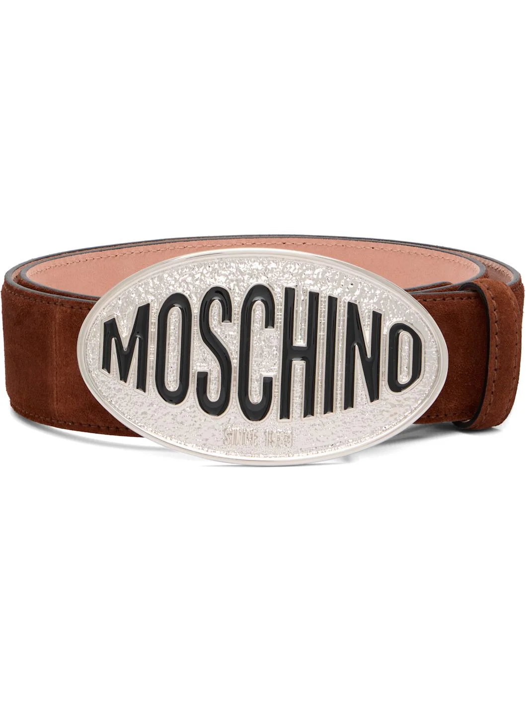 Brown Logo Hardware Belt - 1