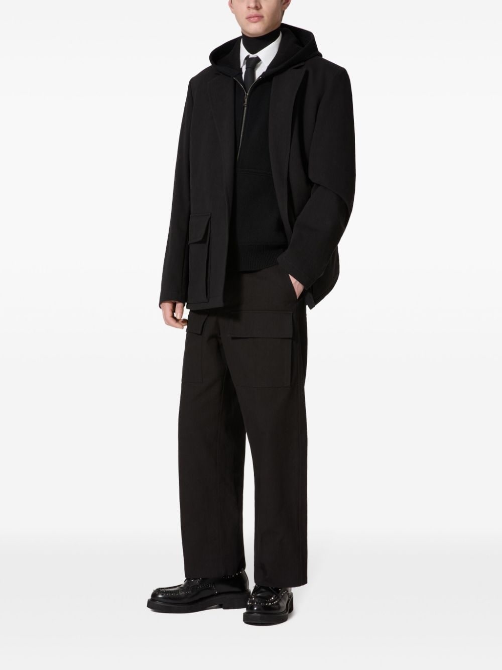 canvas cargo trousers - 2