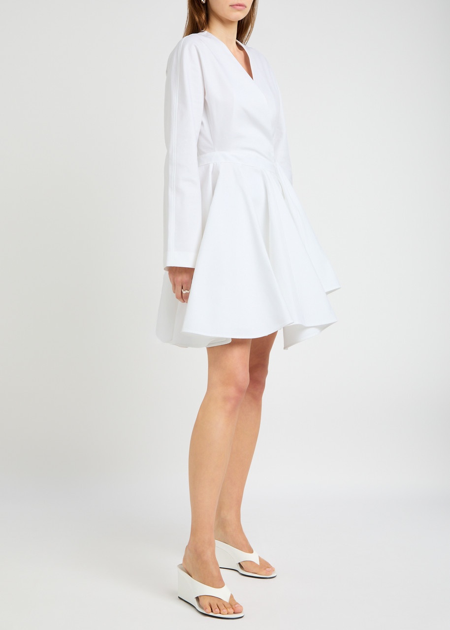 Alaïa Wrap Crepe Mini Dress - 4
