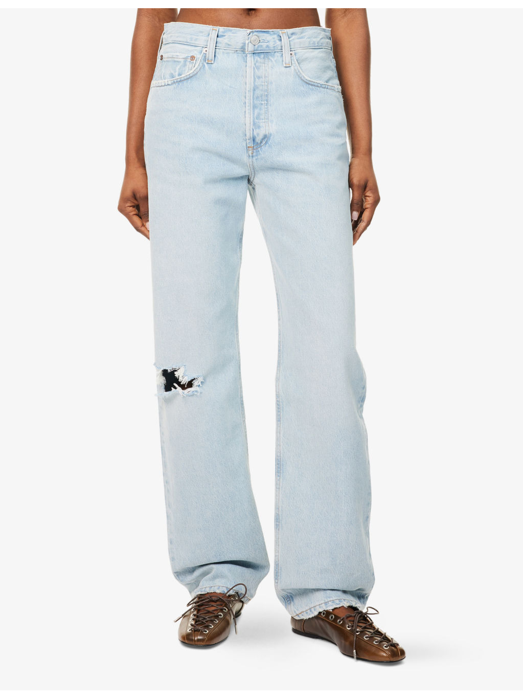 Kelly Jean Straight-Leg Denim Jeans - 3