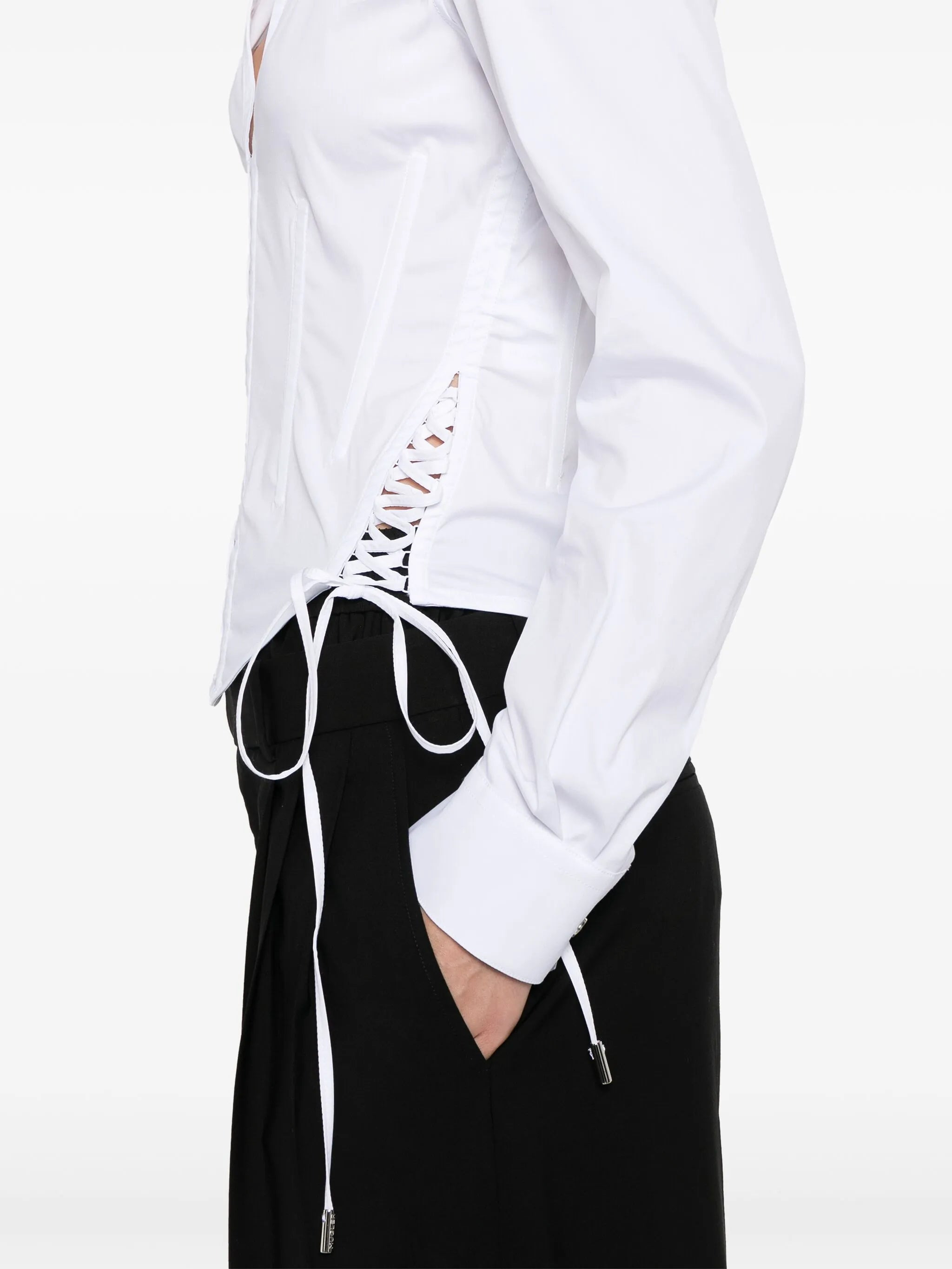 Corset Poplin Shirt - 5