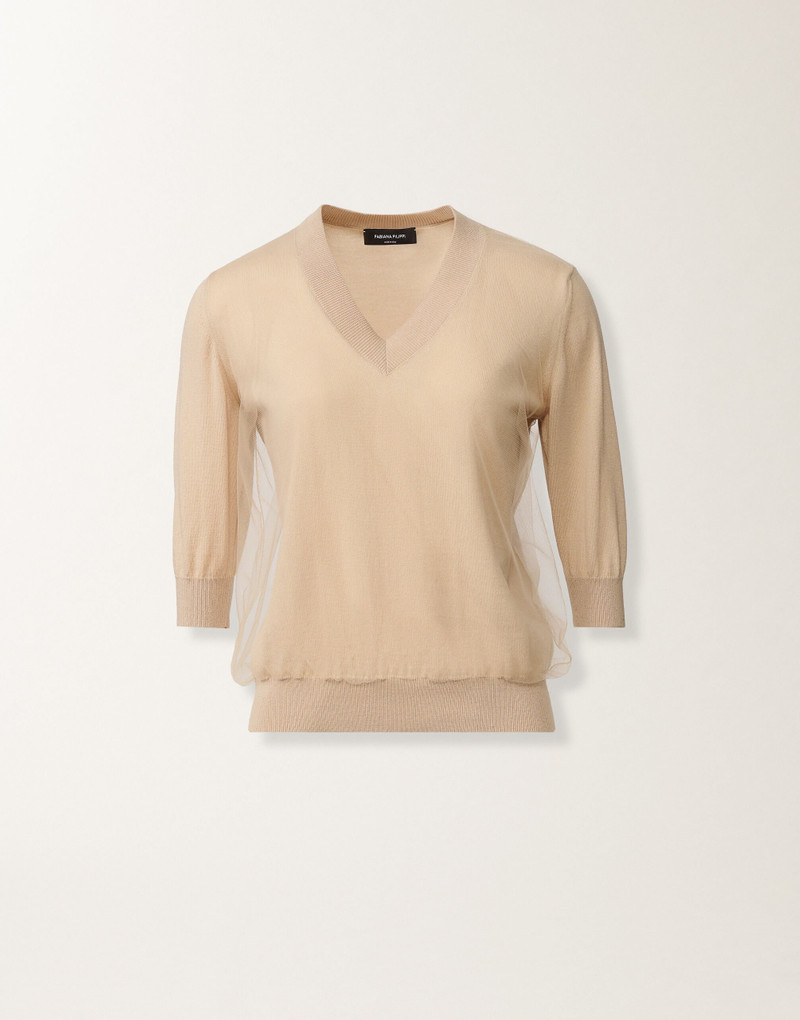 Wool and cotton sweater 1