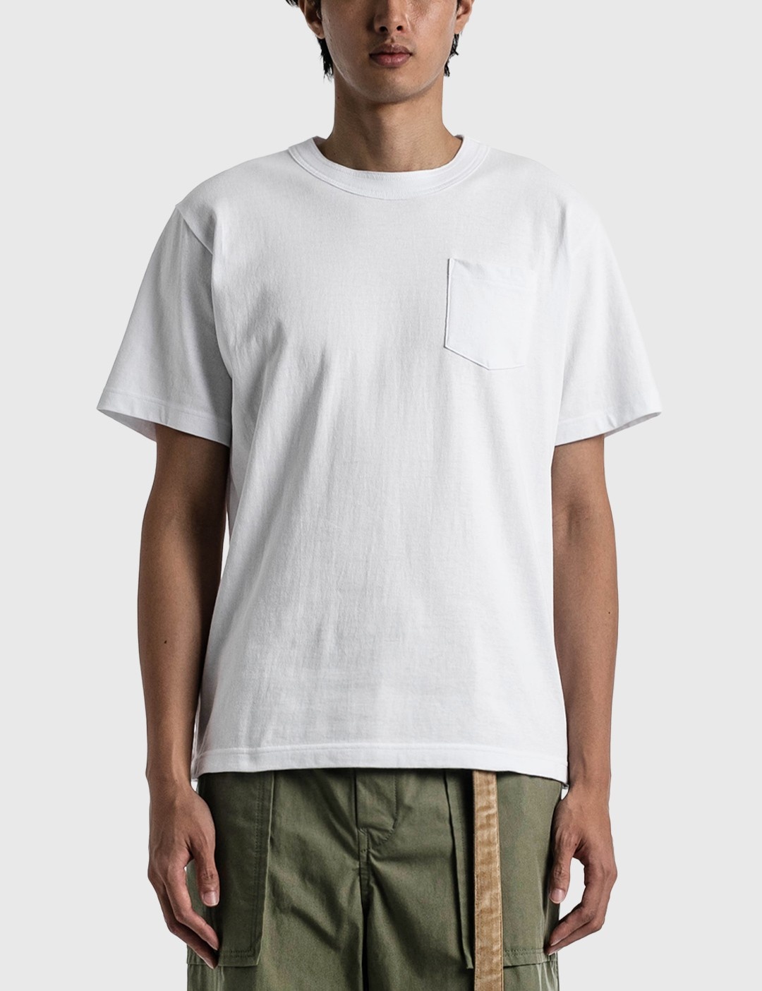 sacai SIDE HEM ZIP T-SHIRT | REVERSIBLE