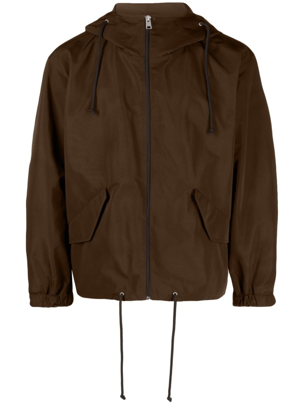 Sandro zip-up hooded windbreaker jacket farfetch REVERSIBLE