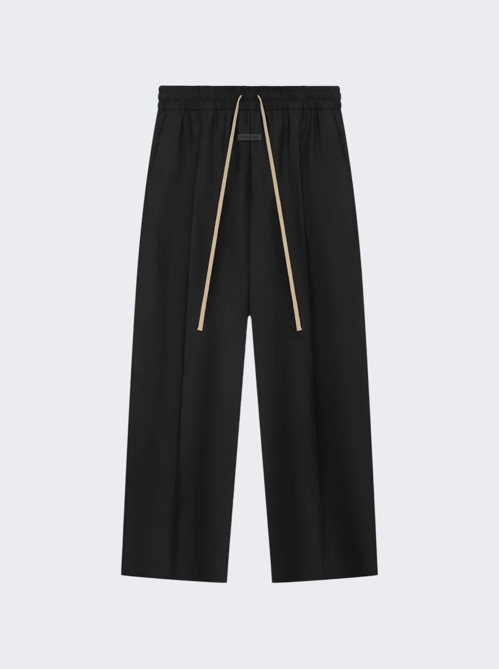 Single Pleat Wide Leg Pant Black - 1