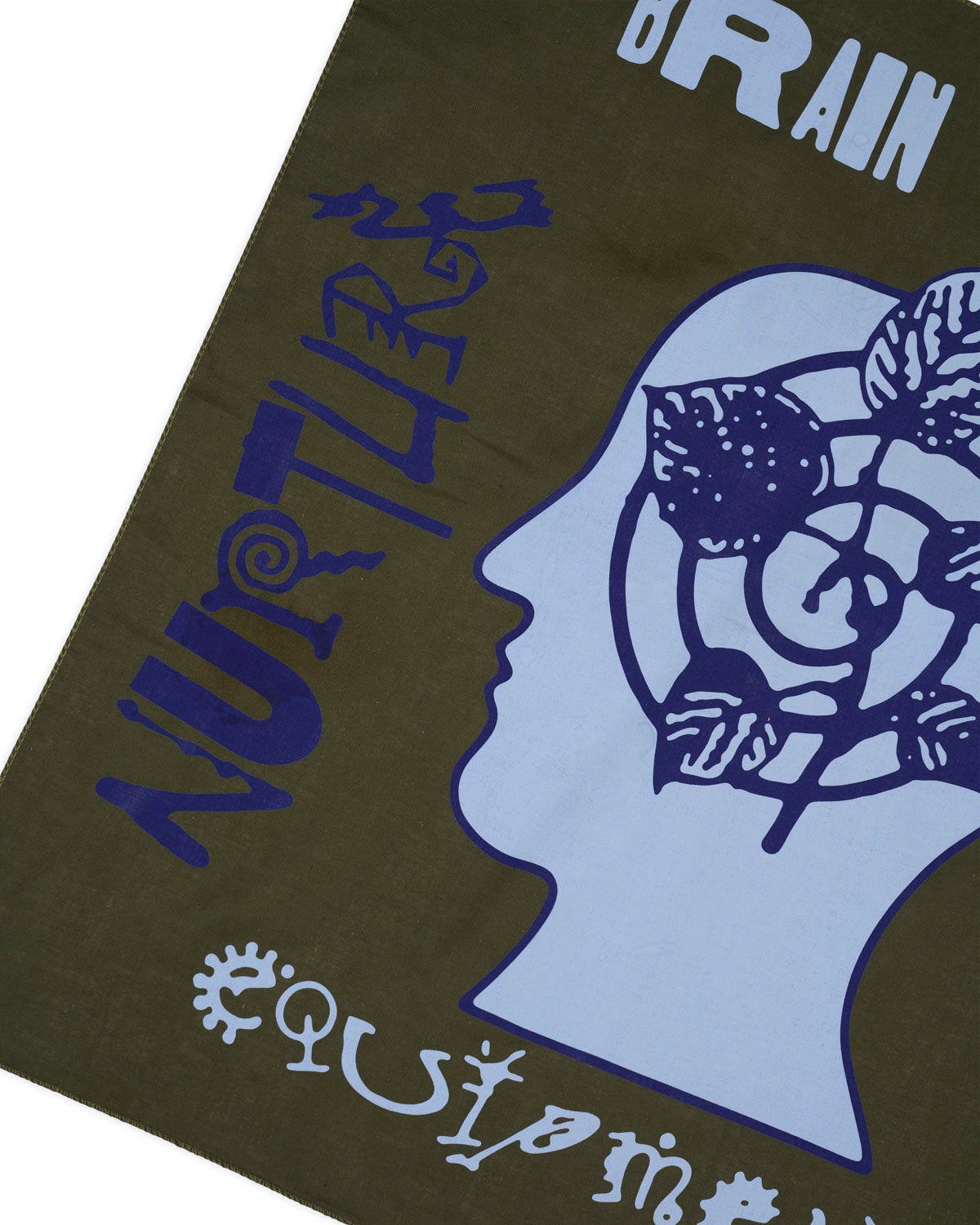 Brain Dead Equipment Nature Nurture Bandana - Green - 2