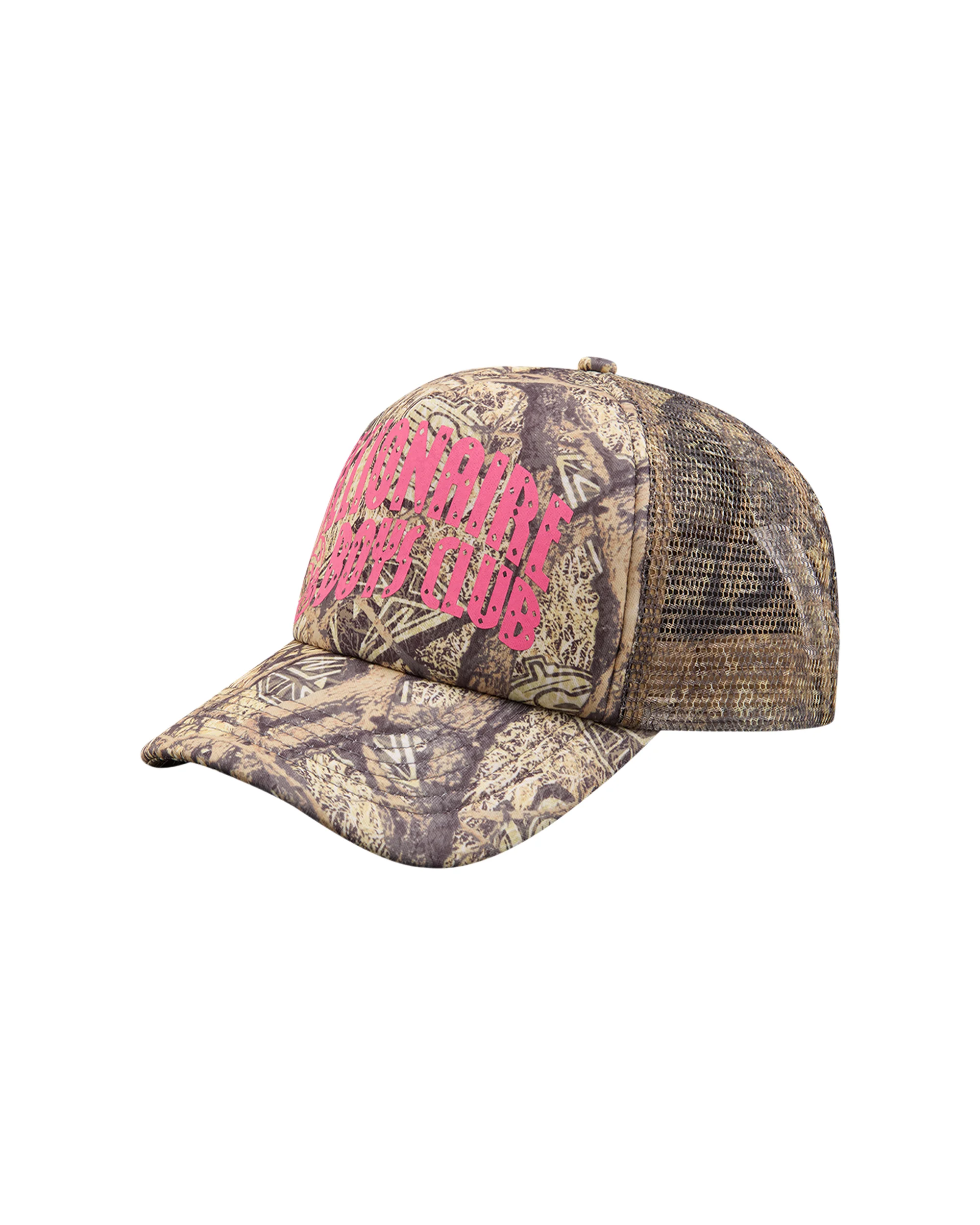 DIAMONDS & DOLLARS TREE CAMO ARCH LOGO TRUCKER CAP - 1