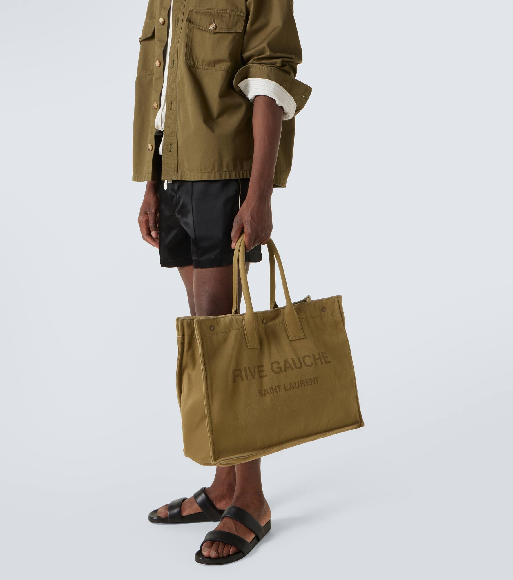 Rive Gauche Large canvas tote bag - 2