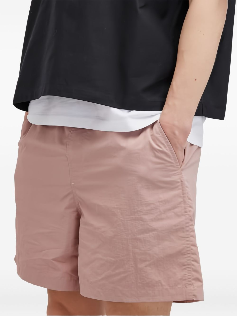 straight-leg shorts - 5