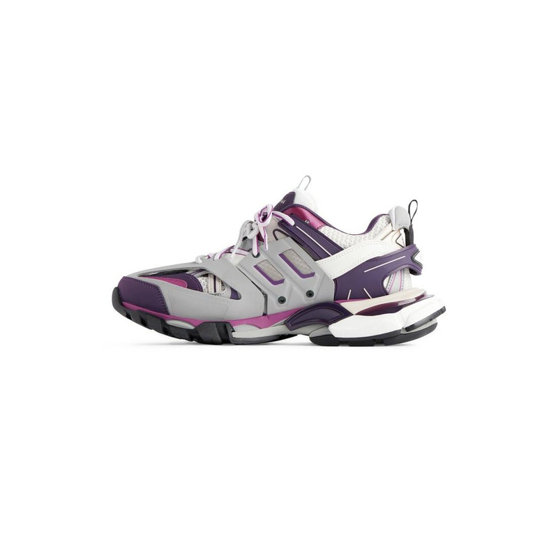 BALENCIAGA Women's Track Sneaker in Grey/purple outlook