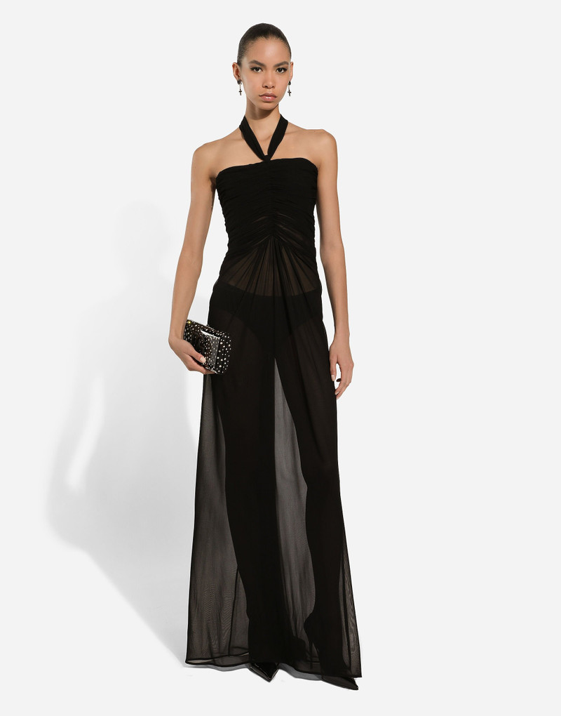 Dolce & Gabbana Long light organzine dress outlook