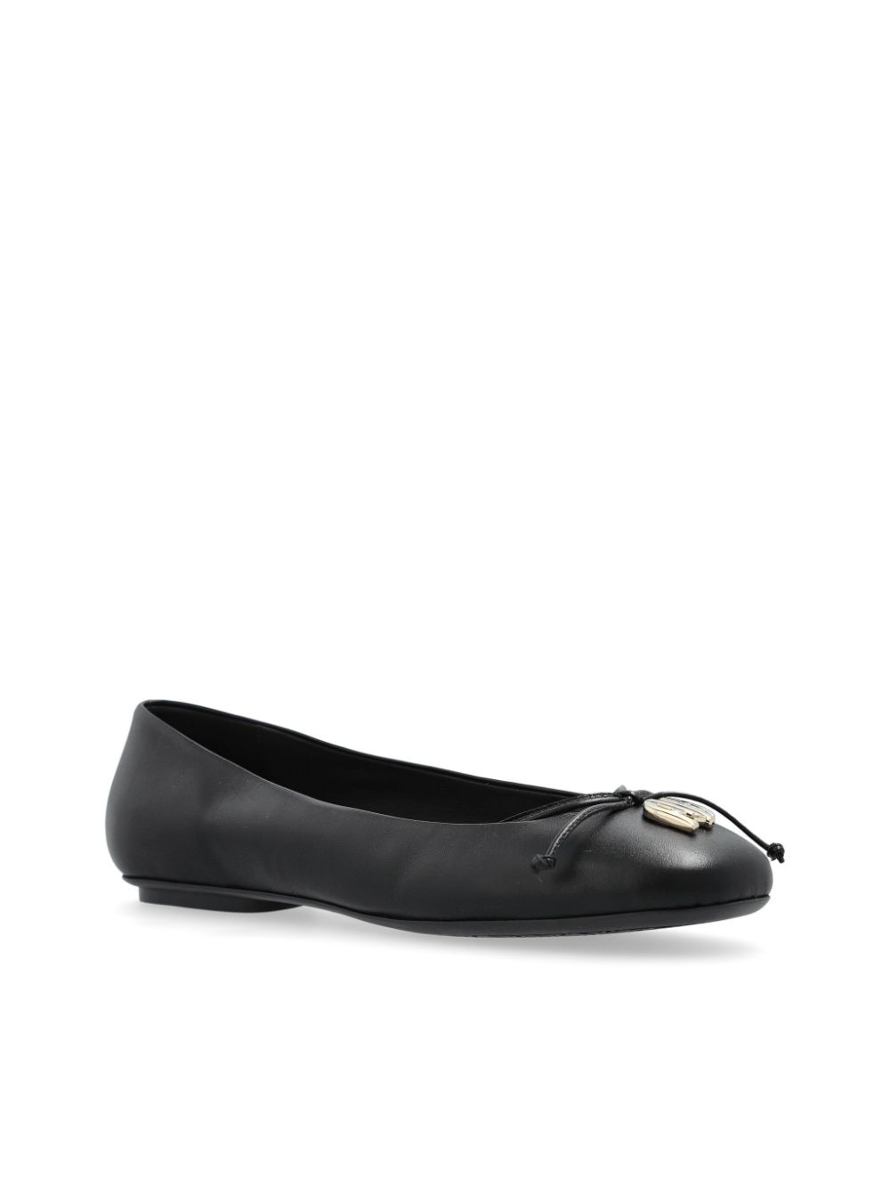 logo-plaque ballet flats - 4