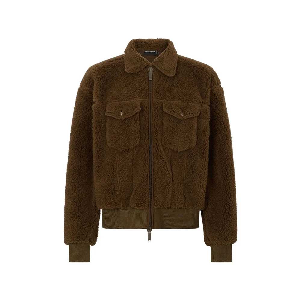 Dsquared2 Brown Jackets - Bomber Jackets Men - 1
