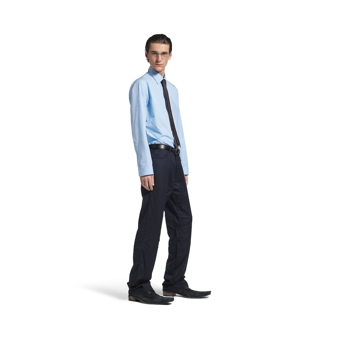 Men's Standard Shirt in Baby Blue - 2