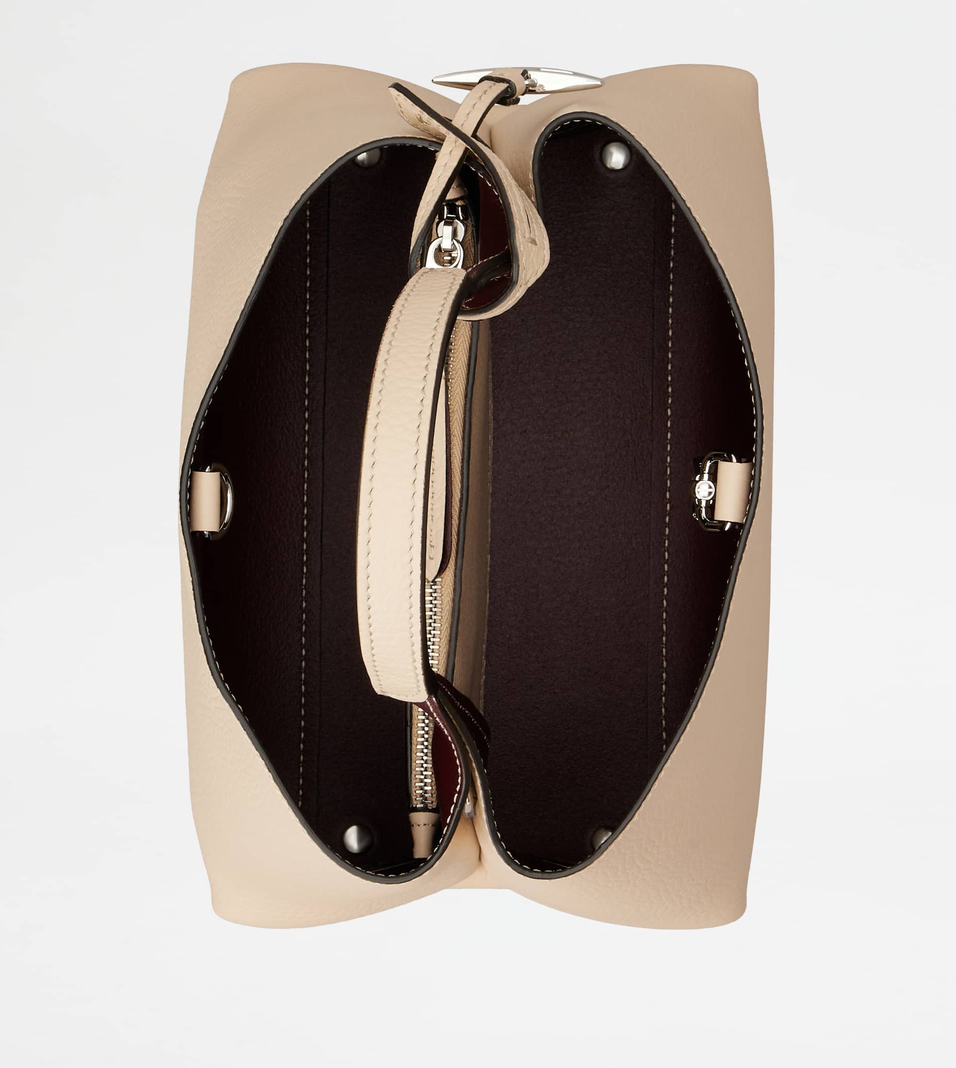 BAG IN LEATHER MICRO - OFF WHITE - 5