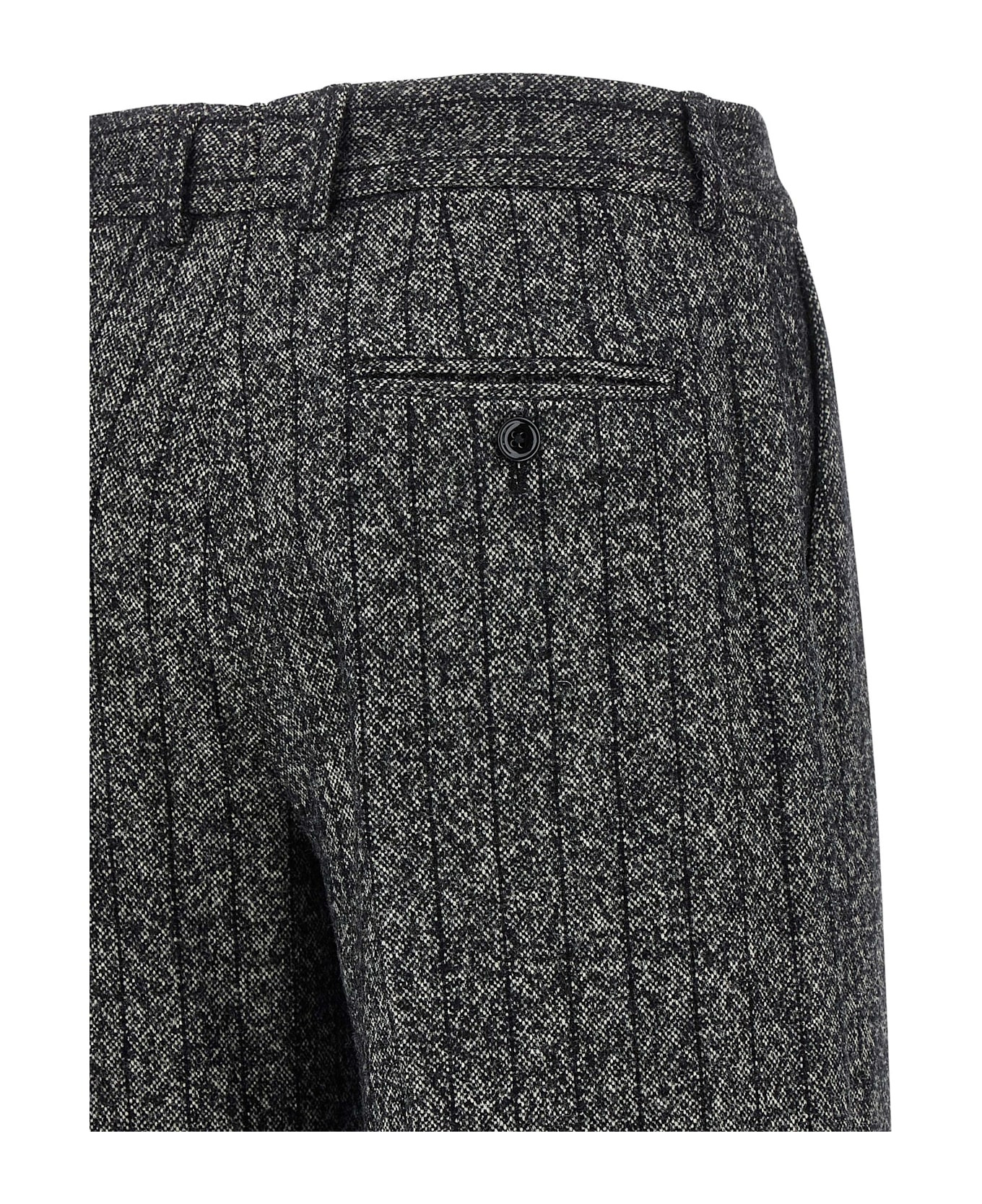 Striped Wool Pants - 4