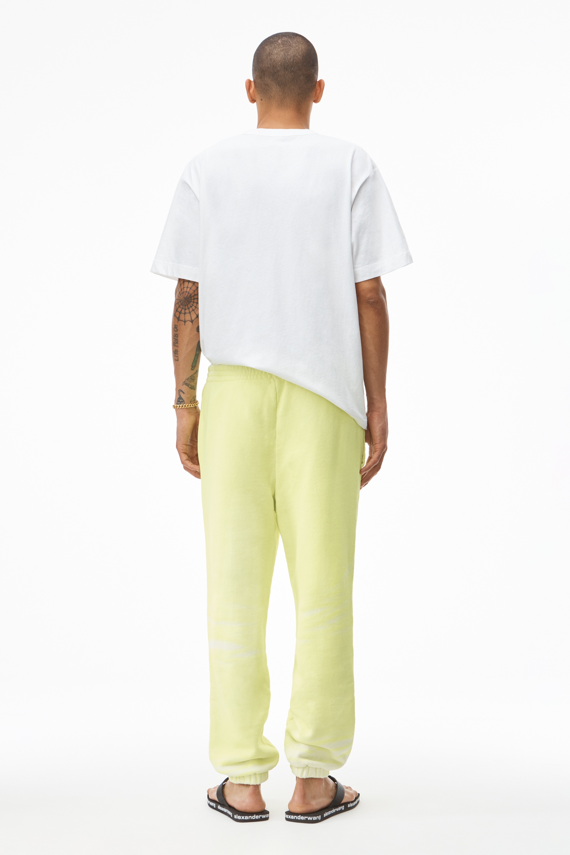 JOGGER SWEATPANT IN GARMENT DYED COTTON - 4