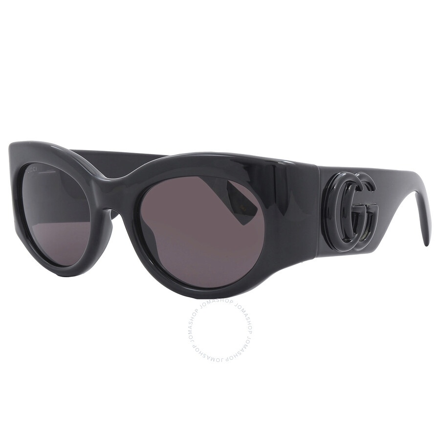 Gucci Grey Oval Ladies Sunglasses GG1544S 001 53 - 4