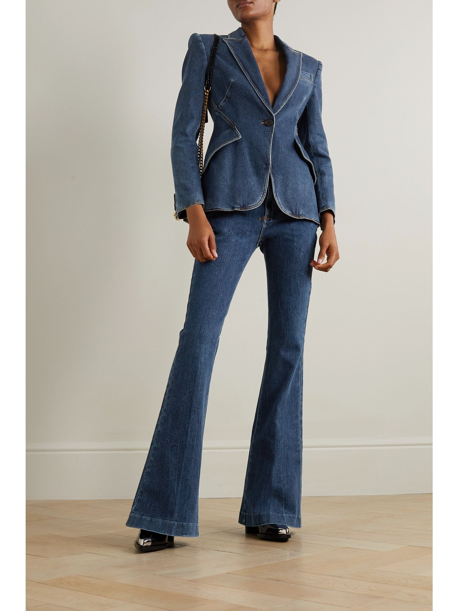 Denim blazer Blue - 2