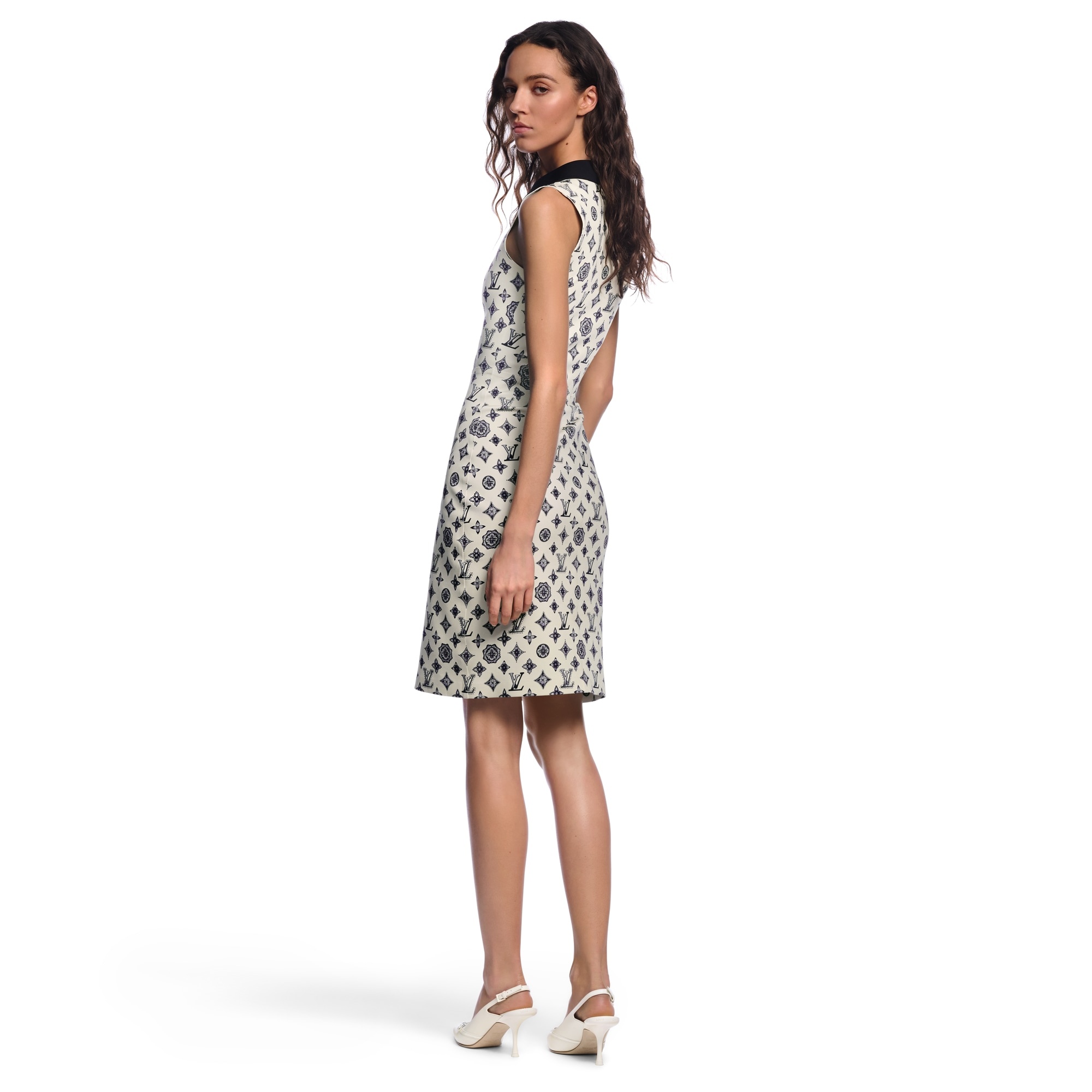 Monogram Fitted Dress - 3