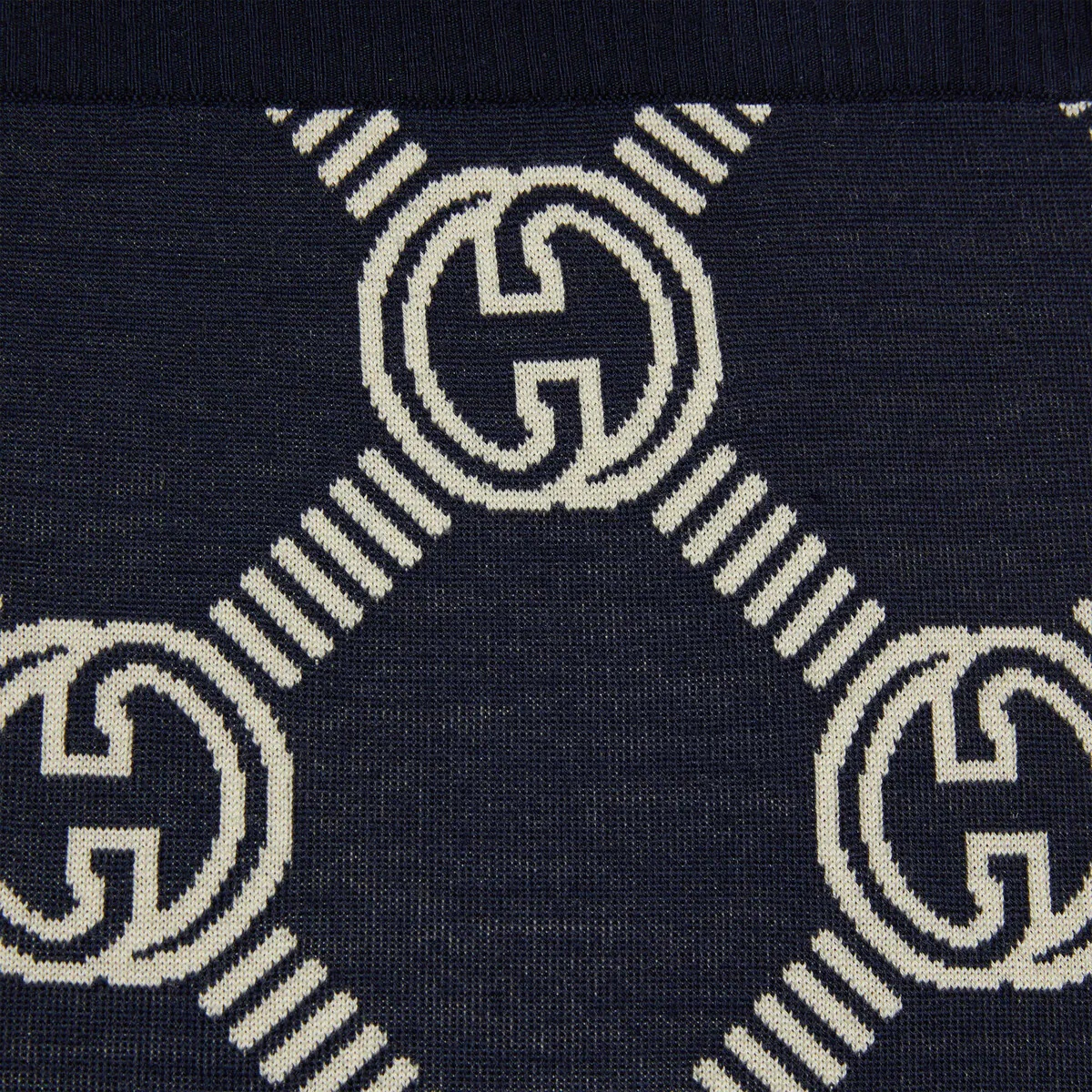 Reversible GG wool jacquard skirt - 6