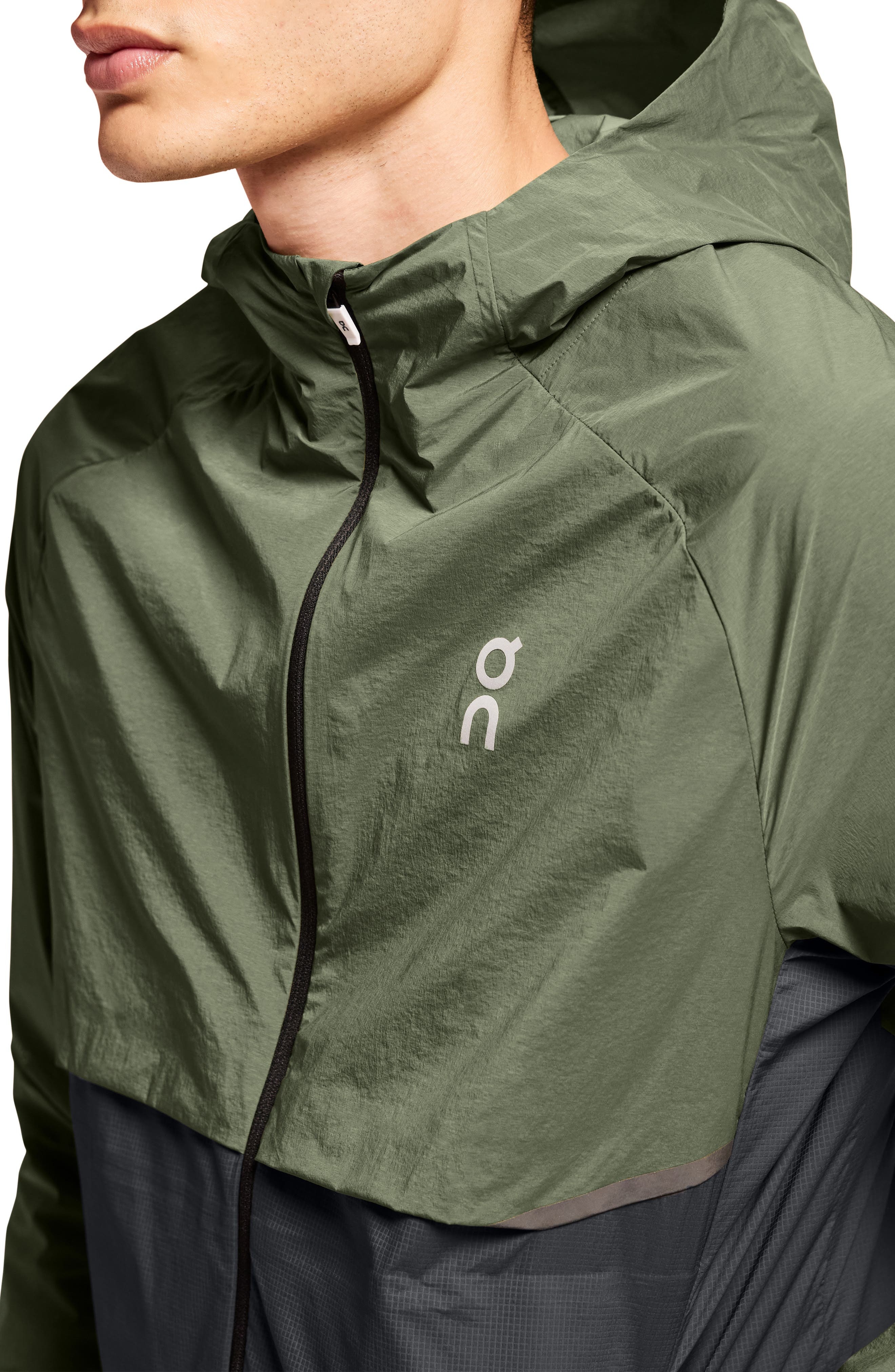On Core Hooded Packable Running Jacket in Taiga/Eclipse at Nordstrom - 3
