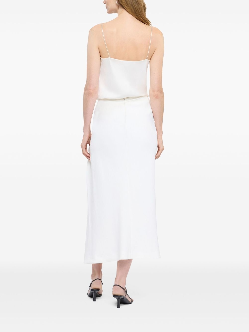 asymmetrical twist skirt - 4
