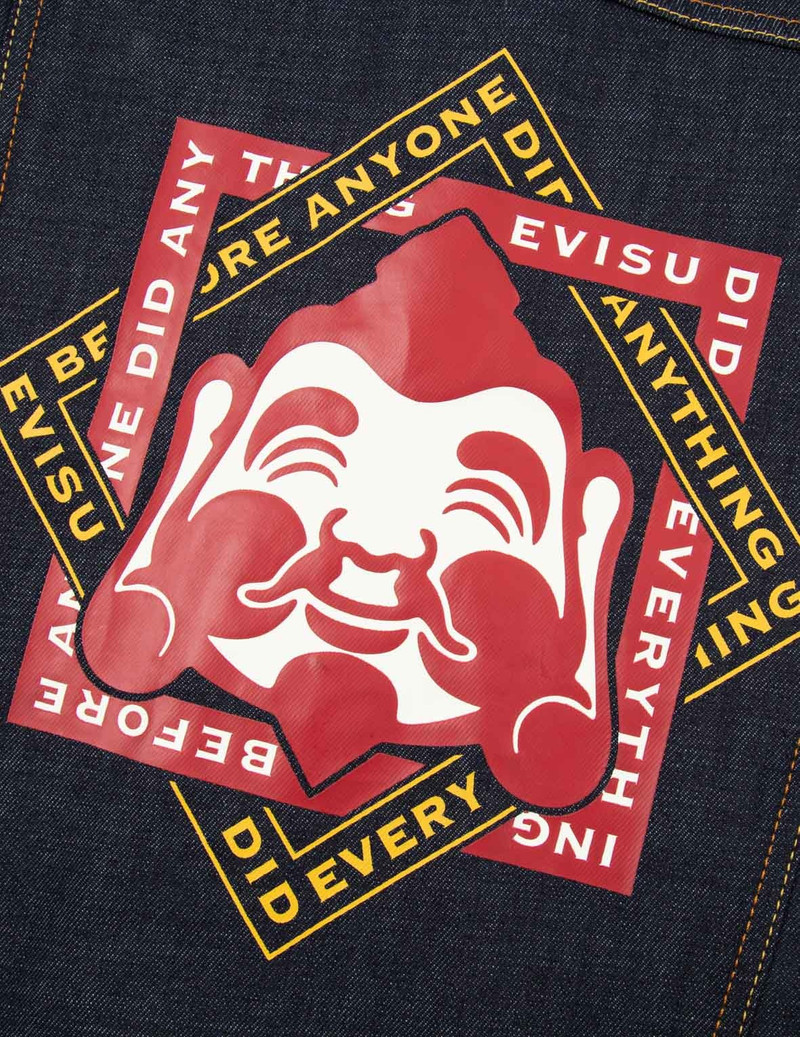 GODHEAD PRINT DENIM JACKET 12