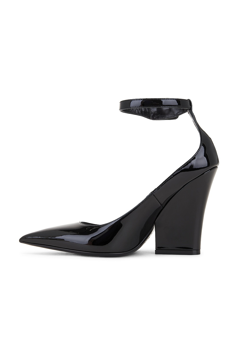 V Logo 105 Lockette Ankle Strap Pump - 5