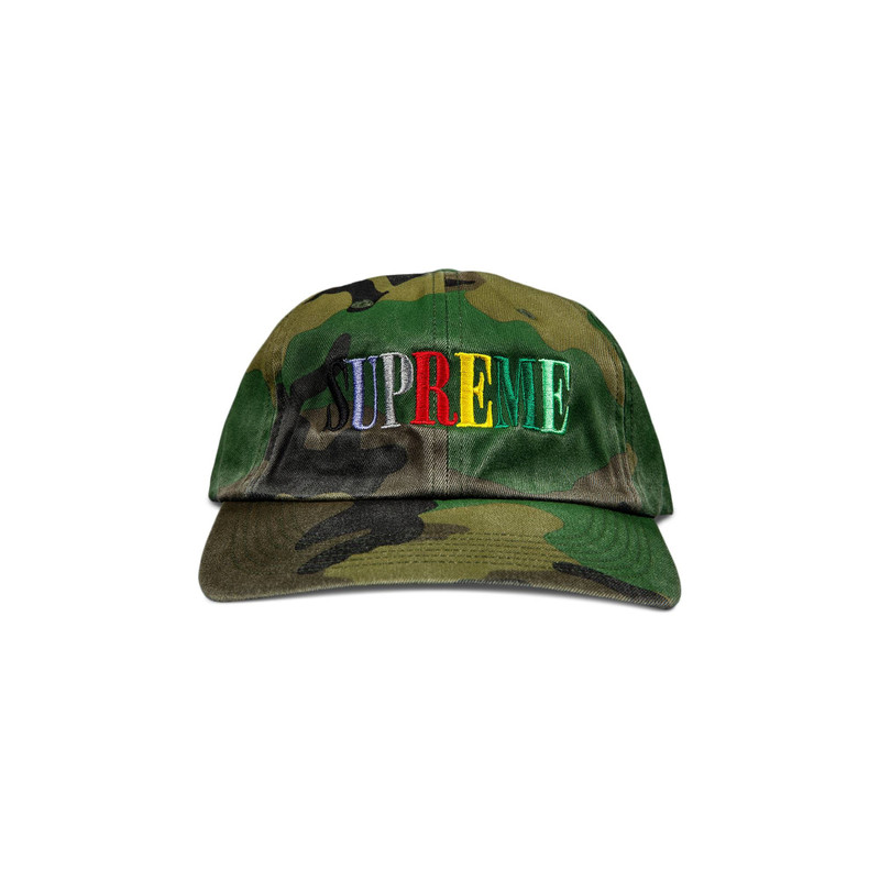 대담한 다 색깔 로고 6 Panel 'Woodland Camo 이름 * - 1