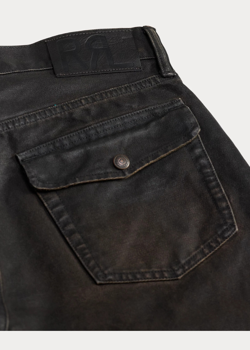 High Slim Coated Black Jean 4
