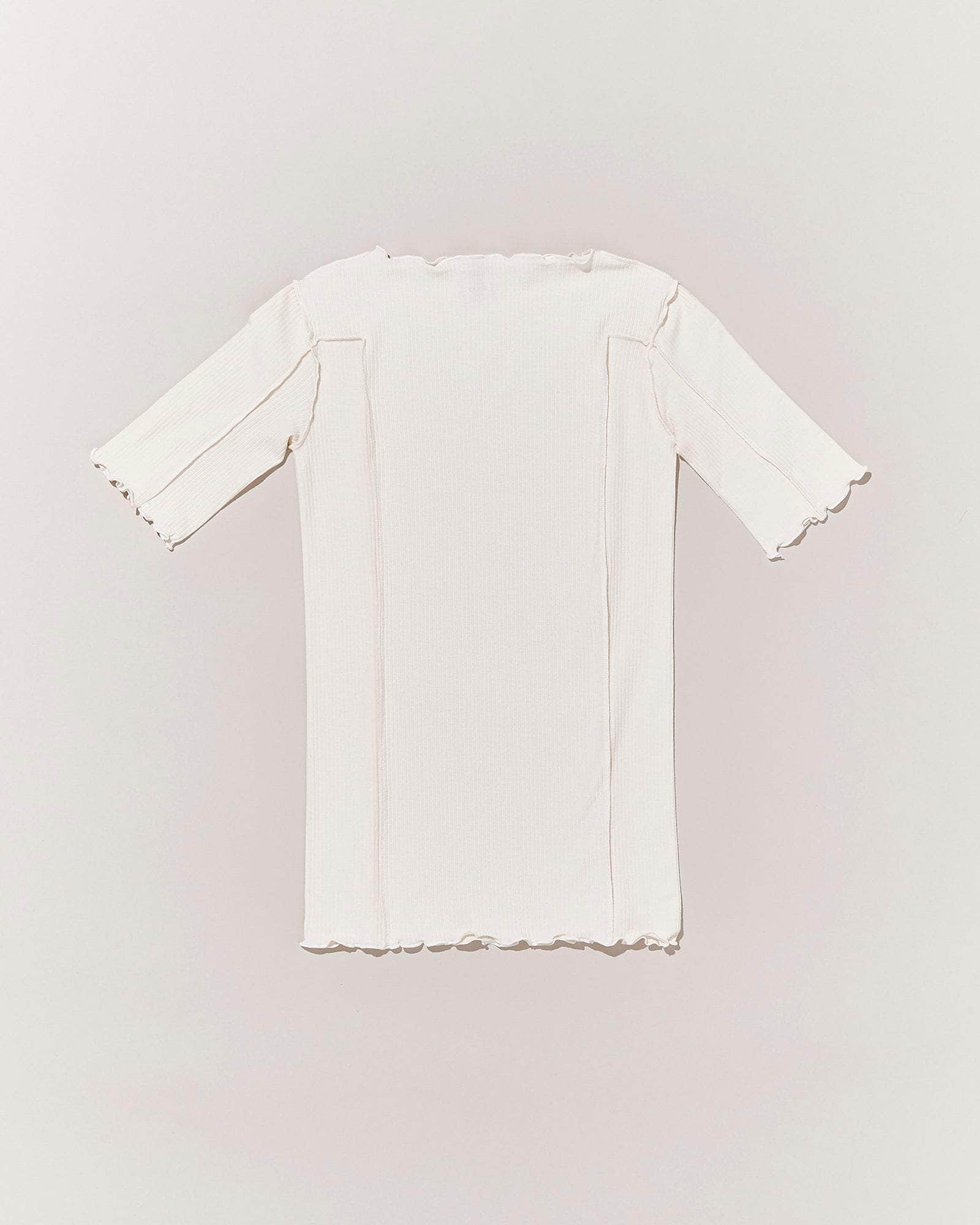 Omato 3/4 Tee Shirt - Fine Organic Cotton Rib - 5