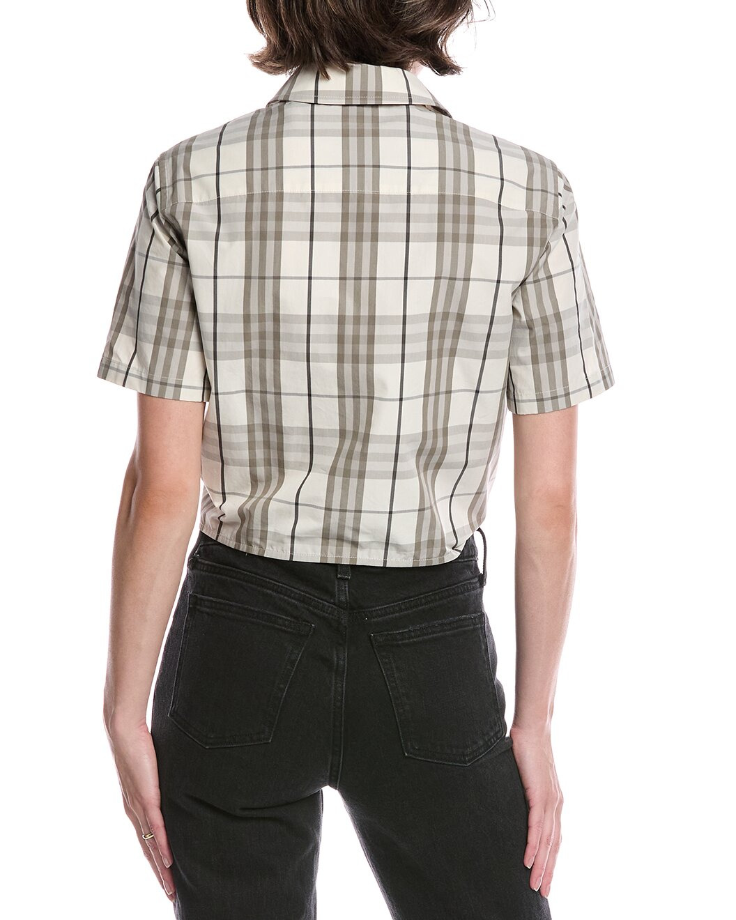 Burberry Check Cropped Shirt - 2