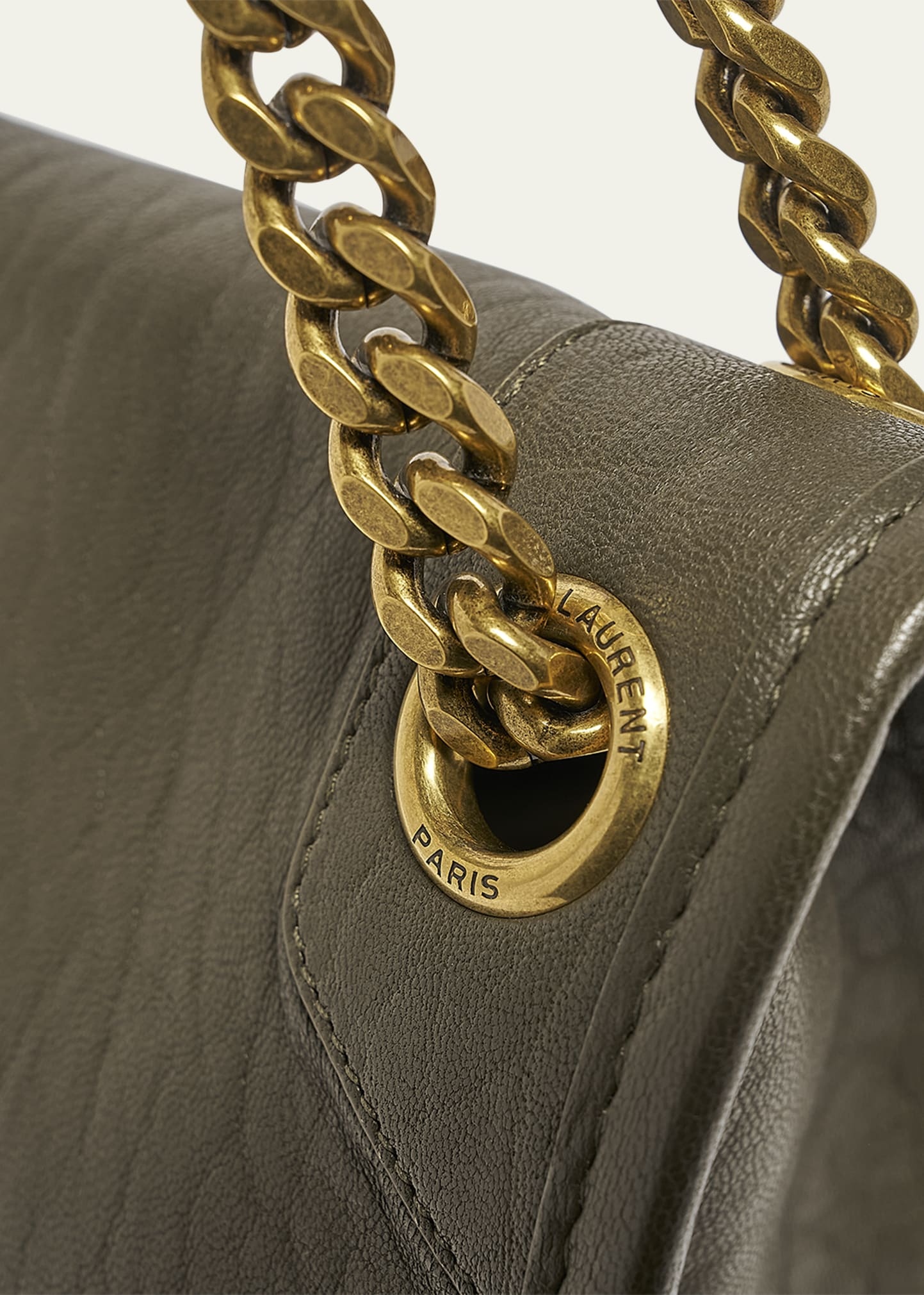 Niki Medium YSL Leather Shoulder Bag - 5