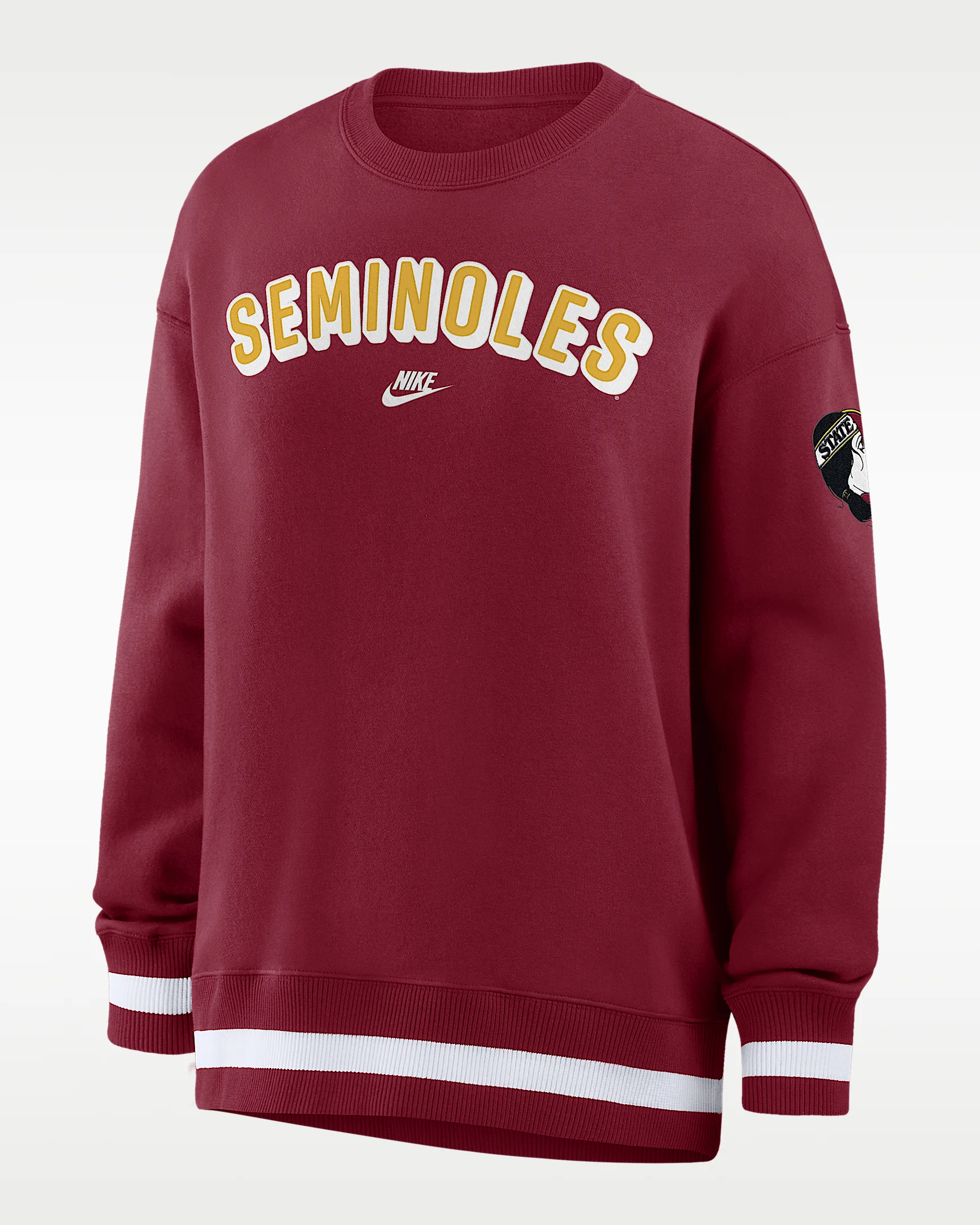 Florida State Legacy Phoenix Women's Nike College Oversized Pullover Crew - 1