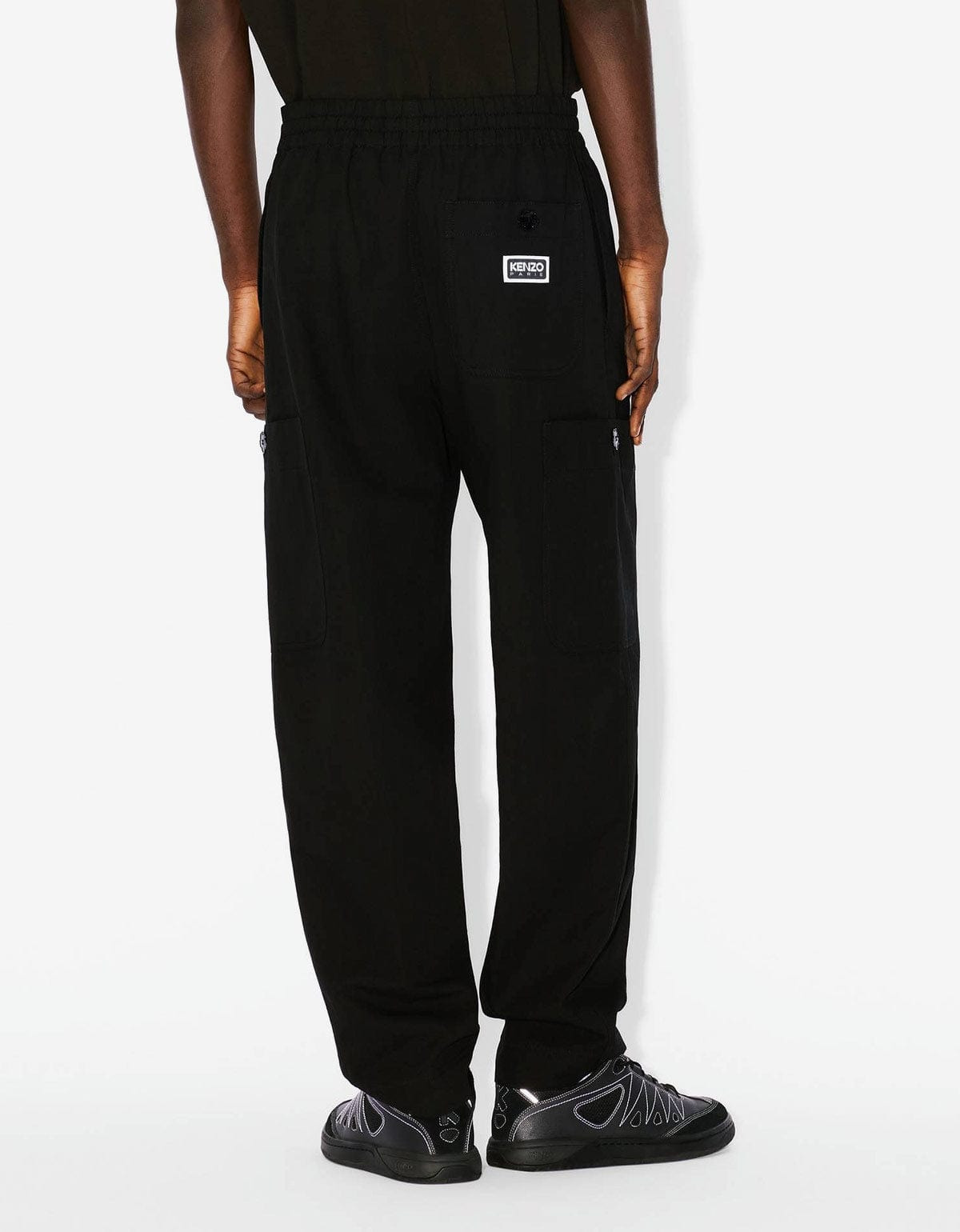 Kenzo Black Cargo Joggers - 2