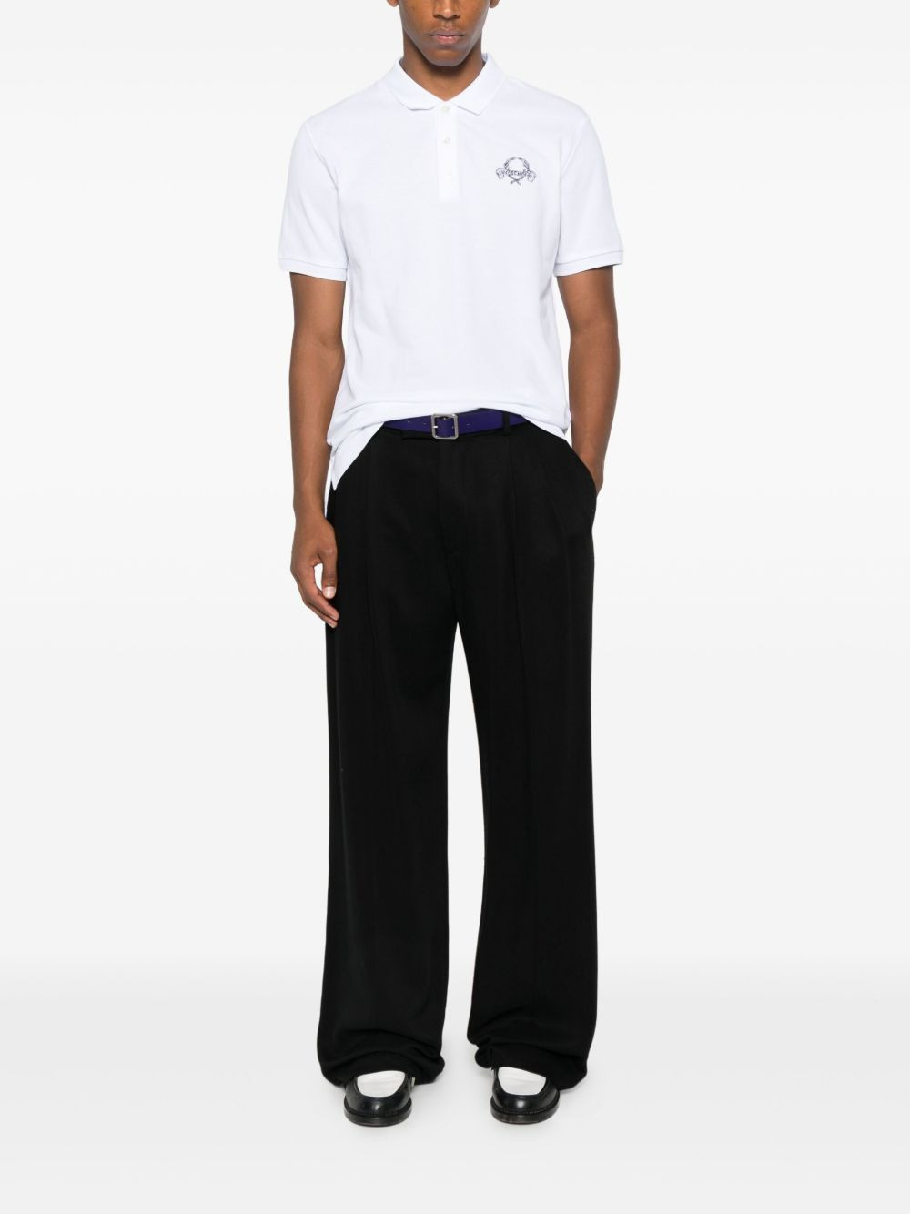 logo-embroidered polo shirt - 2