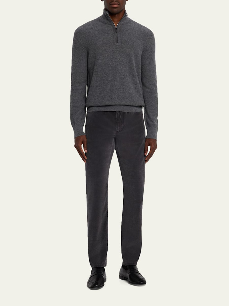 ZEGNA Men's Cashco Corduroy Straight Fit Five-Pocket Pants outlook