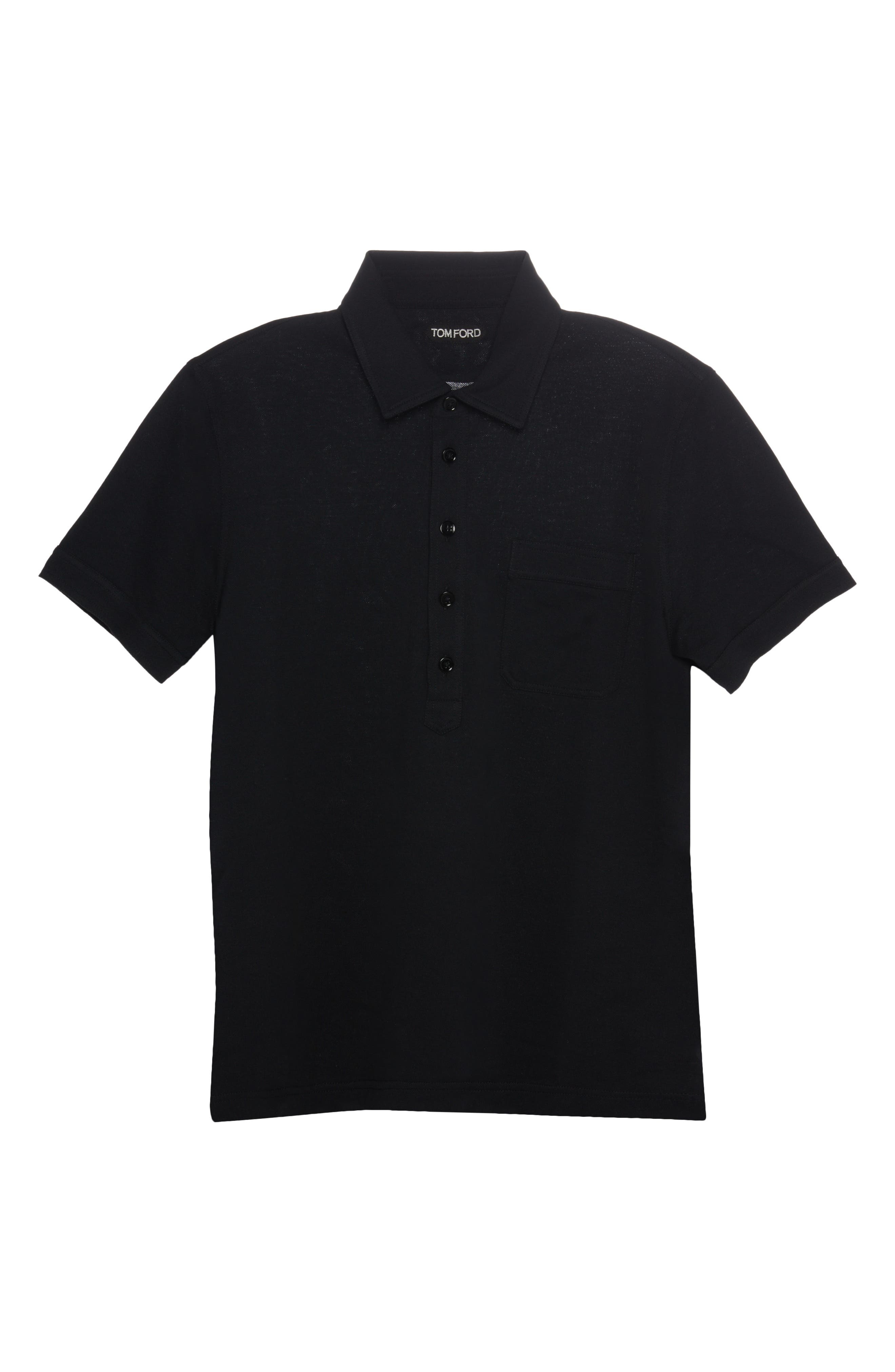 Cotton & Silk Piqué Pocket Polo - 5