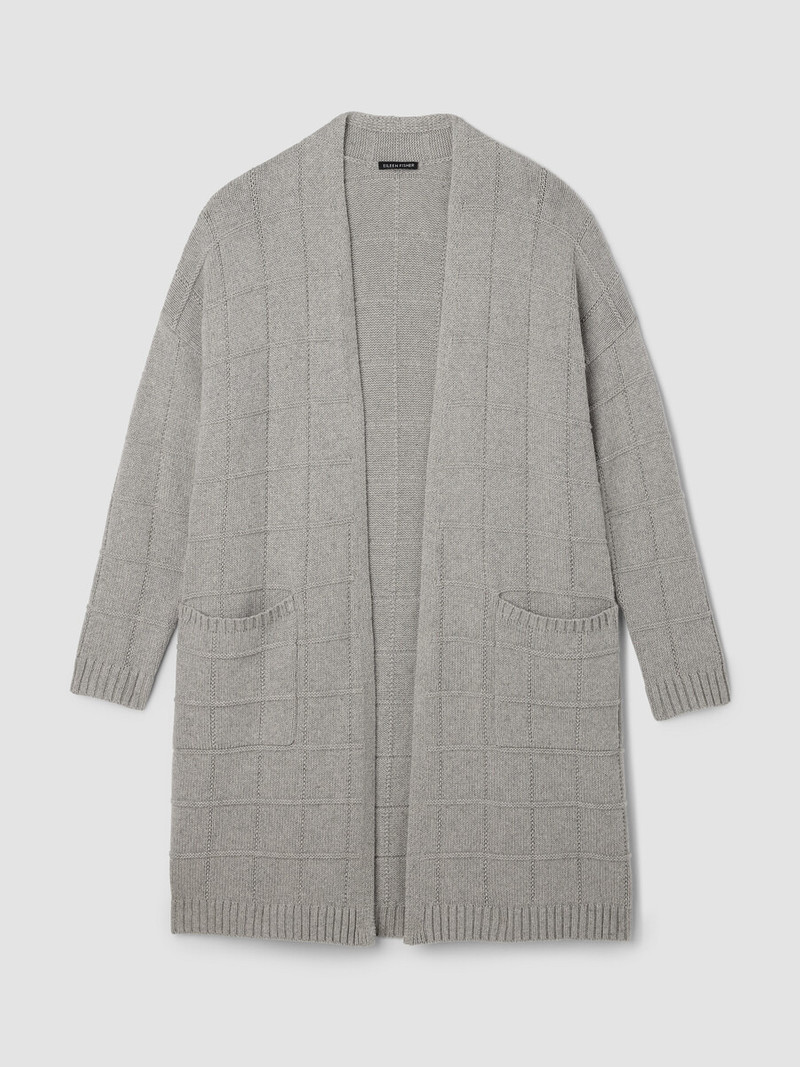 Cotton & Recycled Cashmere Long Cardigan 1