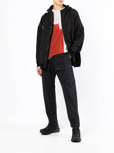 White Mountaineering straight-leg twill trousers outlook