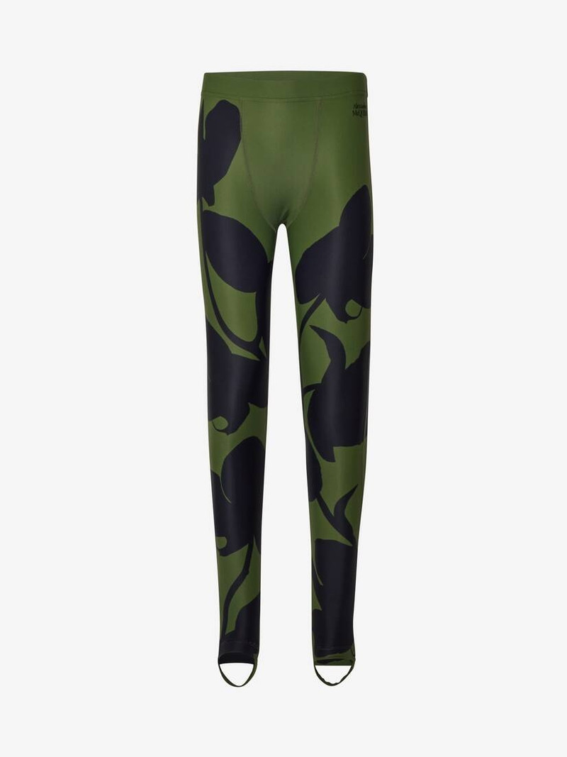 Men's Orchid Leggings in Khaki/black 1