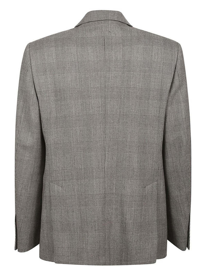 LARDINI checked-pattern single-breated suit outlook