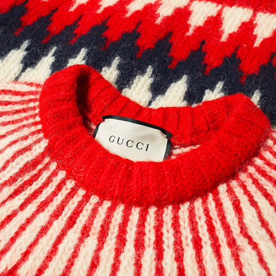 GUCCI Gucci Fair Isle Heavy Crew Knit outlook