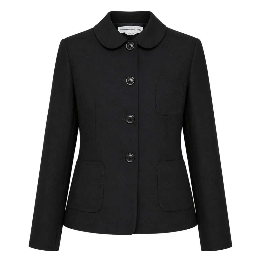 Collared Button-Up Jacket - 1