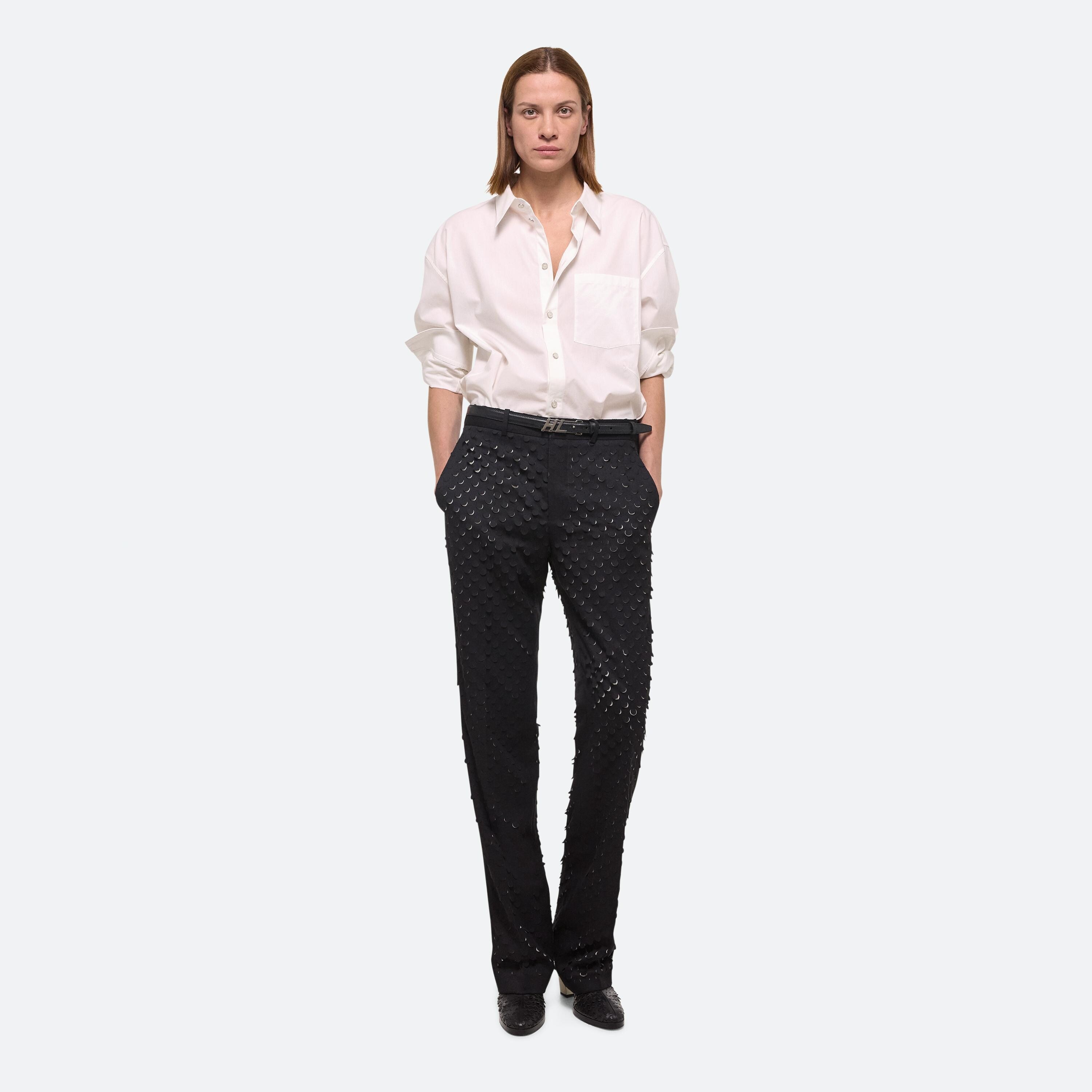 HOLE-PUNCHED CAR TROUSER - 2
